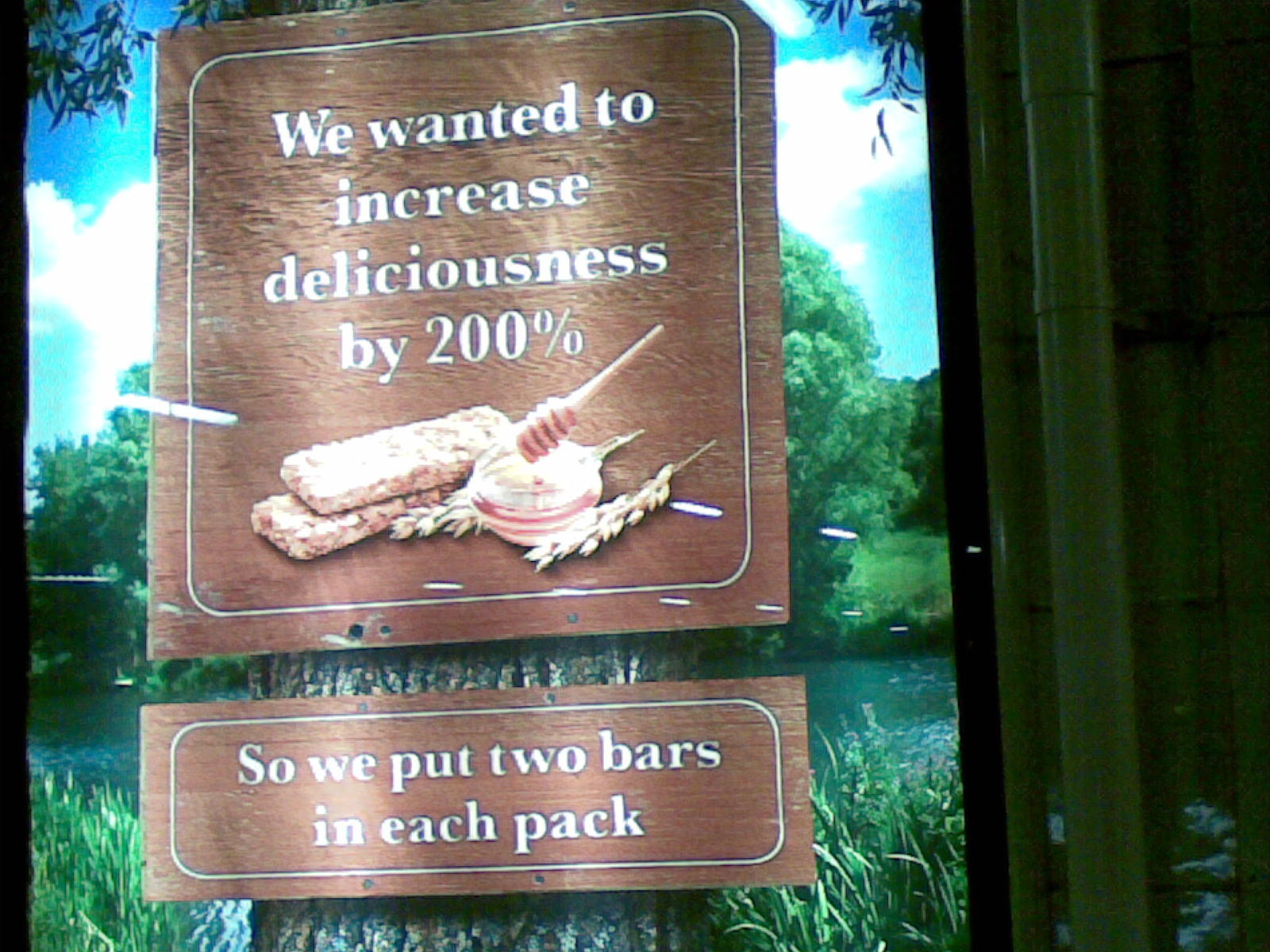 "We wanted to increase delicious by 200%... so we put two bars in each pack"