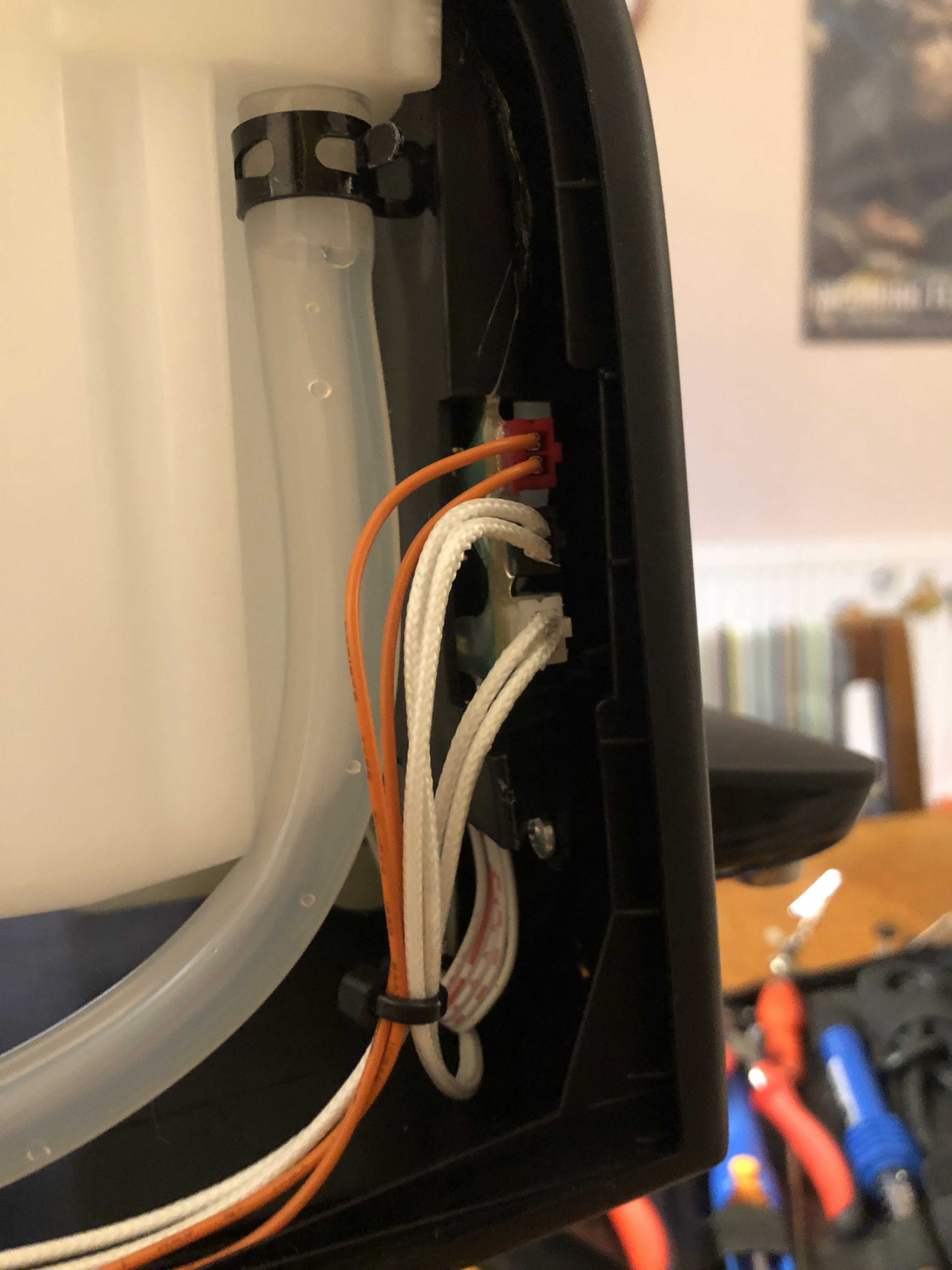 The board behind the broken dial
