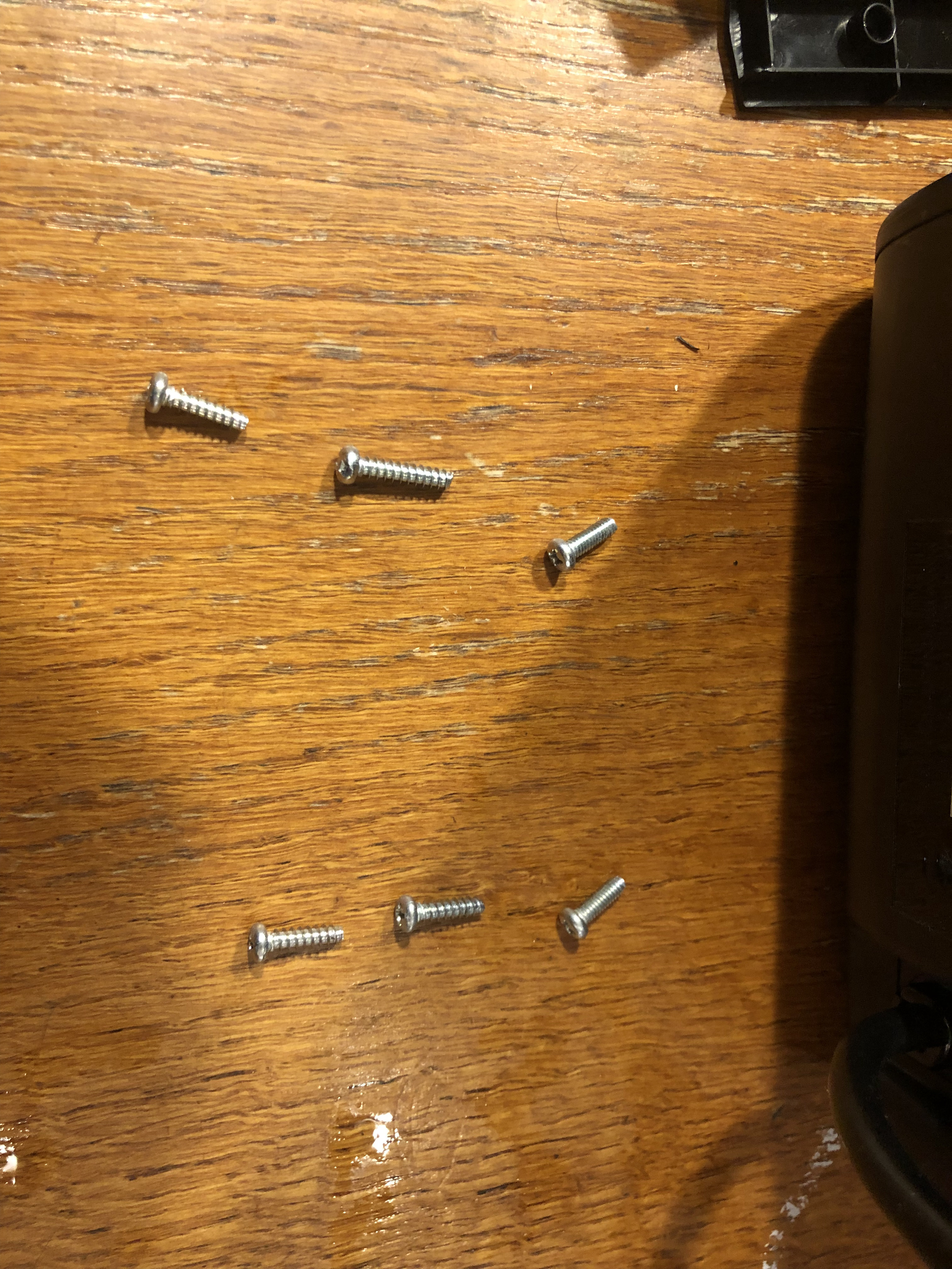 I elected not to replace the security screw.