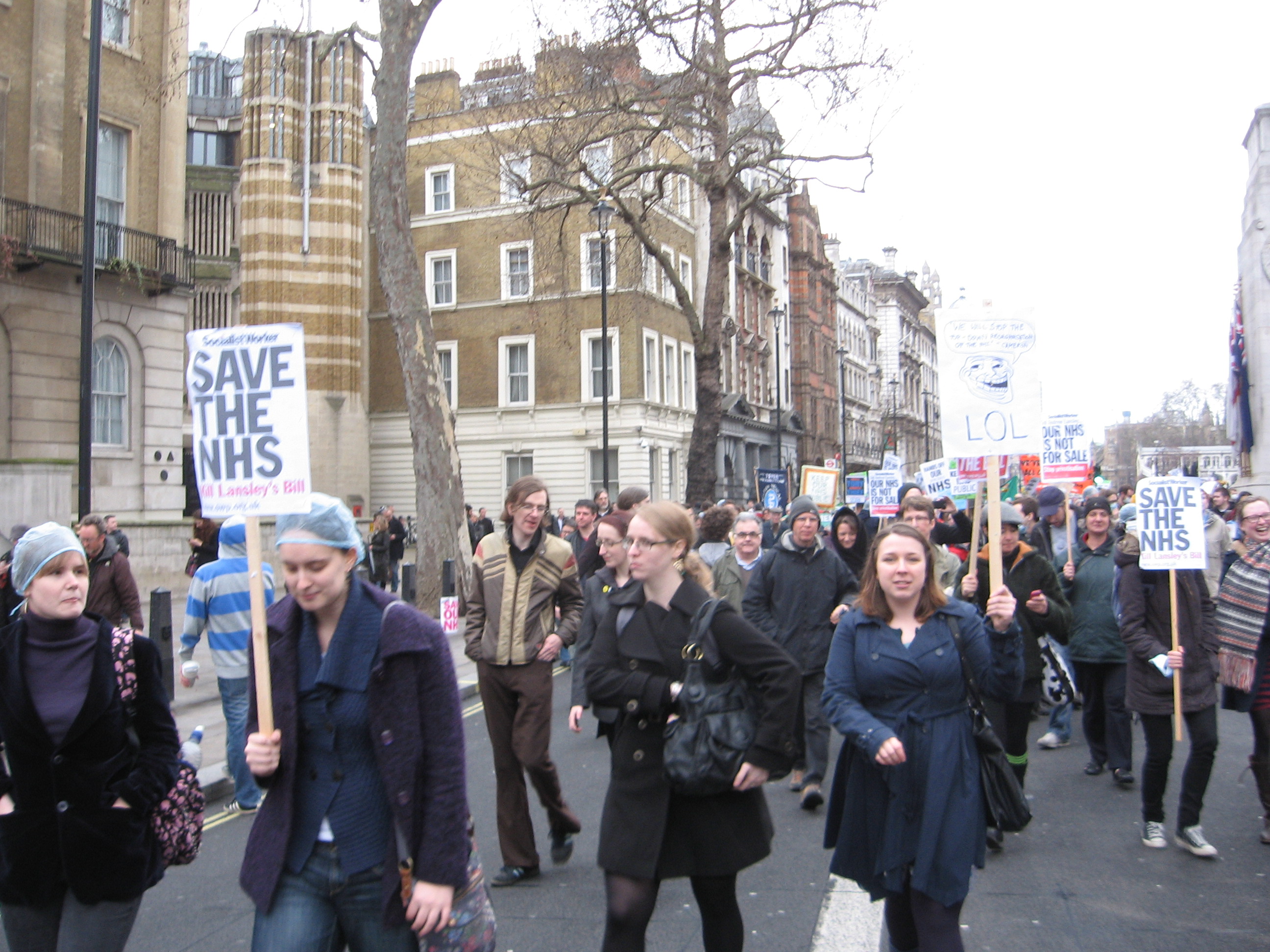 The march begins The march begins
